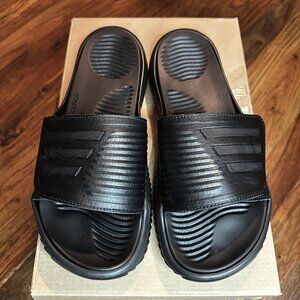 adidas Alphabounce 2.0 Basketball Slides GY9416, Men Size 8, Black (No Box)